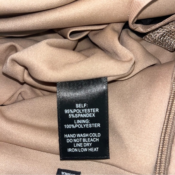 Lulus A-Line Mini Dress Keeps Getting Better Gold Skater Fit & Flare XS NWT - Picture 9 of 9